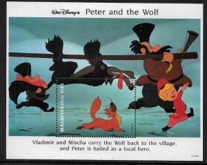 Maldive Is. #1928 MNH S/Sheet - Peter and The Wolf