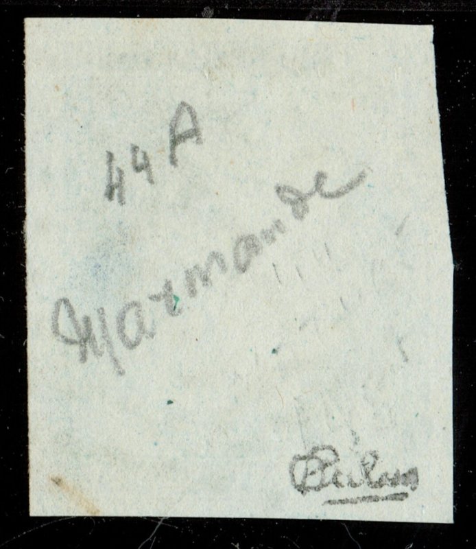 [st3286] France 1870 Yvert#44a used 20c blue cat:850 € signed calves