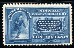 USAstamps Unused VF US 1895 Special Delivery Scott E5 OG MLH 