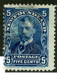 Newfoundland, Scott #85, Used