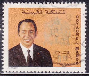 Morocco 278 USED 1973 King Hassan II, Coat of Arms