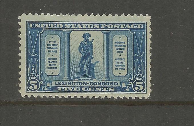 UNITED STATES, 619, MNH, THE MINUTE MAN