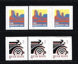 2902B, 2906, COIL SINGLE/PAIRS, nice, MINT NH, SHIP $1.00