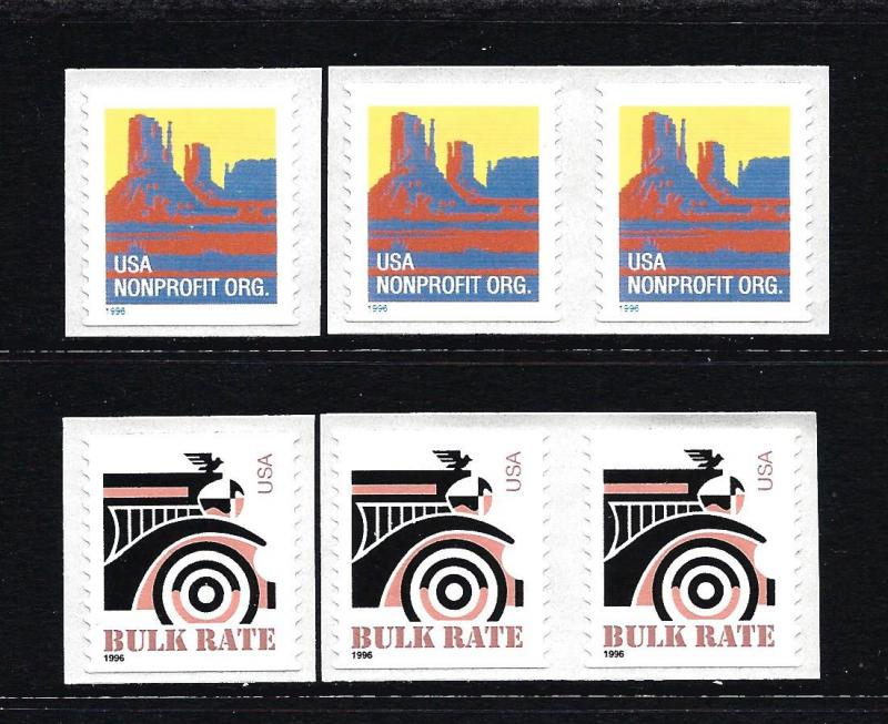 2902B, 2906, COIL SINGLE/PAIRS, nice, MINT NH, SHIP $1.00