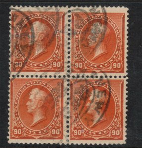 USA #229 Very Fine Used Nicely Centered Block