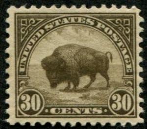 US SC# 569 American Buffalo, 30c, MNH