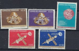 Paraguay 814-18 MH 1964 Part Set (mm1352)