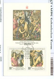 Czechoslovakia & Czech Republic #2226 Mint (NH) Souvenir Sheet