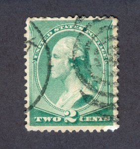 US Scott 213 Used Hinged VF