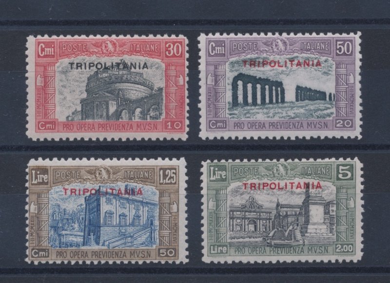 1929 TRIPOLITANIA, n. 50/53 , Milizia II , MNH**