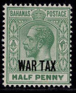 BAHAMAS GV SG96, ½d green WAR TAX, NH MINT.