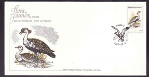 D1-Birds-FDC-Bophuthatswana-Red Crested Korhaan-1983-