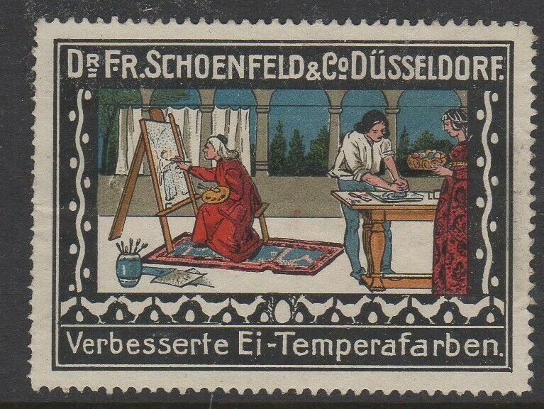 Germany Dr. Schoenfeld & Co. Tempera Paint Duesseldorf NG