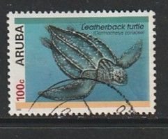 1995 Aruba - Sc 129 - used VF - 1 single - Turtles