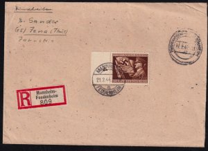 Nazi Germany (Third Reich) 1944 Registered Cover SC B252