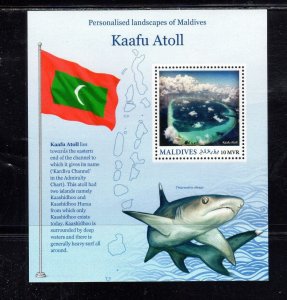 MALDIVES #3657a 2016 KAAFU ATOLL MINT VF NH O.G S/S