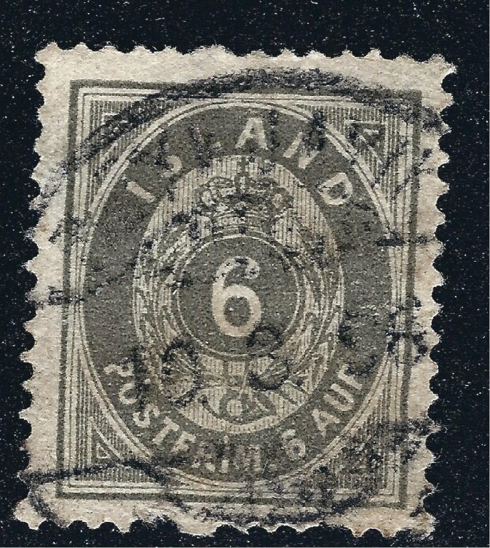 Iceland Attractive Sc#10 Used VF SCV $40...Such a bargain!!