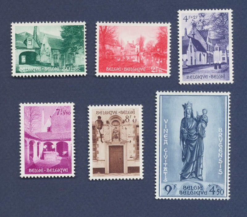 BELGIUM -  Scott B561-B566 - - MNH - --c