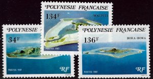 French Polynesia SC#352-354 MNH VF...!!