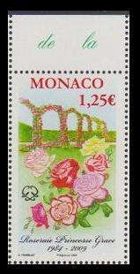 Monaco Anniversary of Princess Grace Rose Garden 1v SG#2876 MI#2919