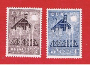 Belgium #512-513   MNH OG  United  Europa      Free S/H