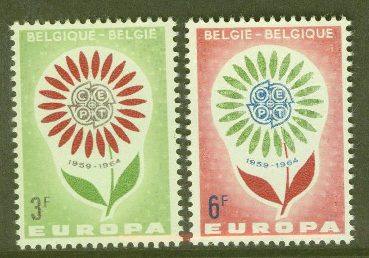 Belgium Scott 614-615 MNH** 1964 stamps