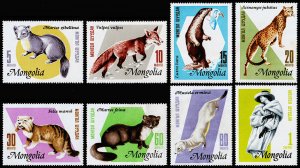 Mongolia Scott 398-405 (1966) Mint NH/LH F-VF Complete Set W