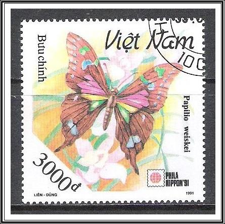 Vietnam North #2308 Butterflies CTO