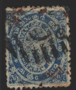 India Travancore Sc#5 Used