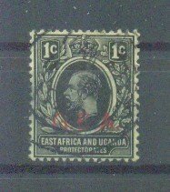 East Africa & Uganda Protectorate sc# 40 (4) used cat val $2.10