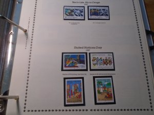 United Nations  New York  #  494-98 / 515-18  MNH  Year  1987