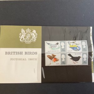 GB QEII 1966 British Birds Presentation Pack Original Cellophane Superb U/M