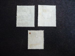 Stamps - Egypt - Scott# M12,M13,M15 - Used Part Set of 3 Stamps