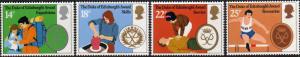 1981, QE076, MNH, SG1162-SG1165, 25th ANNIV OF DUKE OF EDINBURGH'S AWARD SCHEME