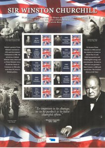 GB 2014 BC-435  Churchill smiler sheet no. 377 UNMOUNTED MINT/MNH