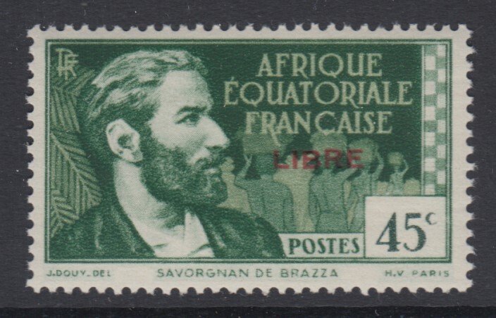 French Equatorial Africa, Scott 95 (Yvert 130), MNH