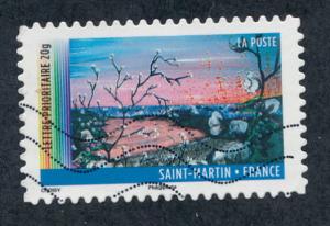 France 2011 Scott 4131 used - Year of Overseas, Saint Martin