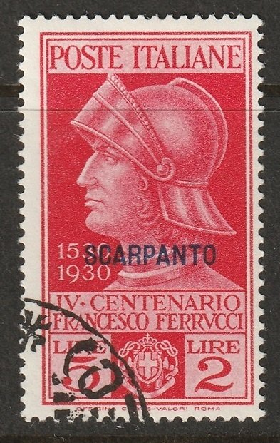 Italy Aegean Scarpanto 1930 Sc 16 CTO