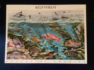 US Scott #4423 Kelp Forest Sheet of 10 44-cent MNH Stamps Self Adhesive