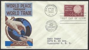 USA #1129 First Day Cover