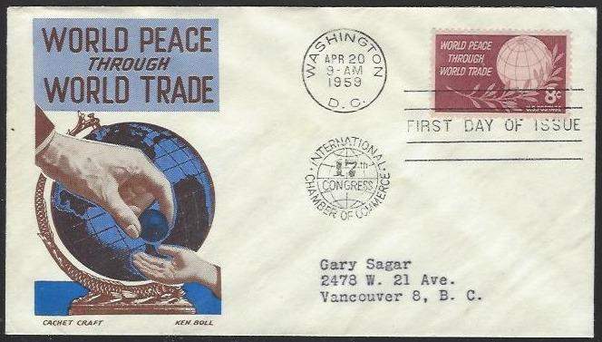 USA #1129 First Day Cover