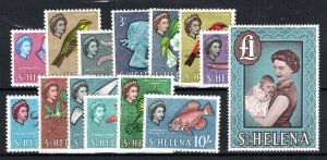 St Helena 1961-65 set to SG 176-89 MLH/MH