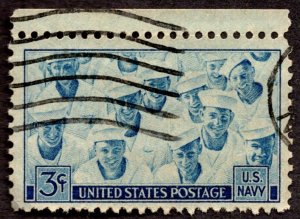 1945, US 3c, United States Sailors, Used, Sc 935