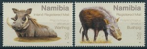 Namibia Stamps 2023 MNH Wild Pigs of Namibia Warthog Bushpig Wild Animals 2v Set