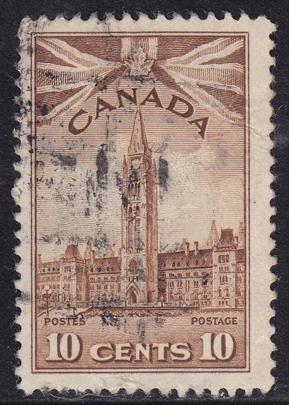 Canada 257 KGVI WWII War Issue, Parliament 1942