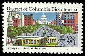 U.S.#2561 DC Bicentennial 29c Single, MNH