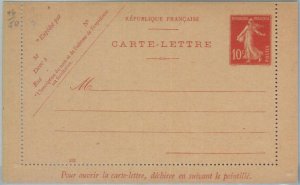 77408 - FRANCE - Postal History - STATIONERY LETTER CARD  Storch  # A2 date 222