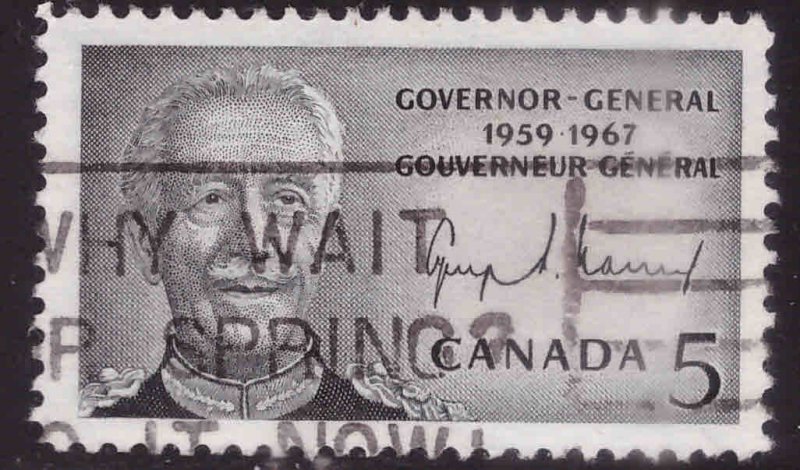 Canada Scott 474 Used stamp typical cancel