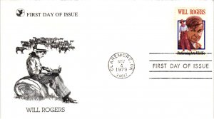 #1801 Will Rogers – Readers Digest Cachet