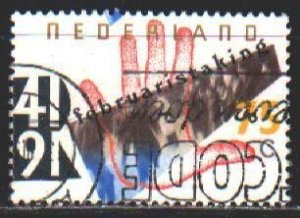 Netherlands. 1991. 1399. February 1941 strike, hands. USED.